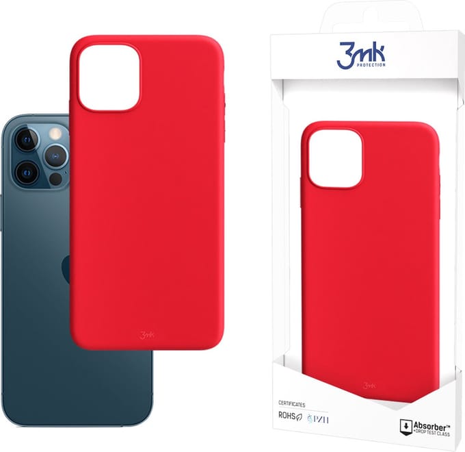 Apple iPhone 12/12 Pro - 3mk Matt Case strawberry