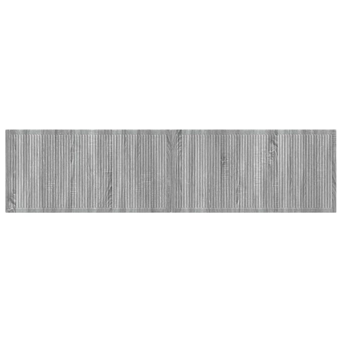 vidaXL - Wandgemonteerd - Hoofdbord - EDE - Grijs - Sonoma - Bewerkt - hout