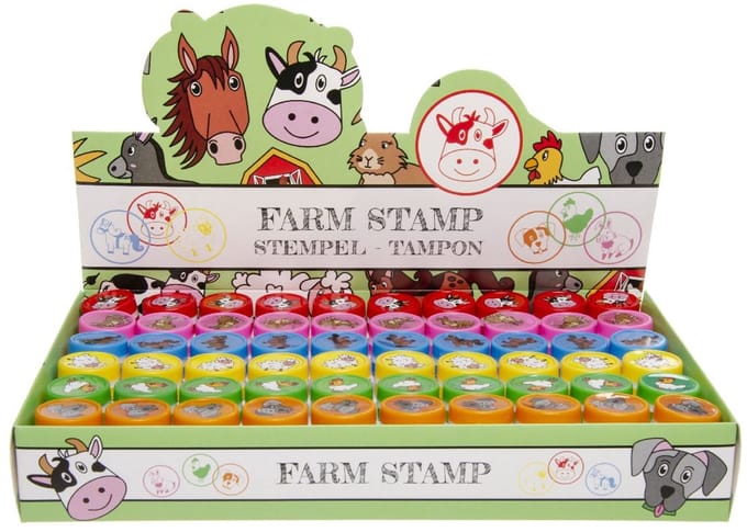 Duckiez stempels Boerderijdieren - 60 stuks