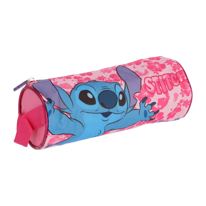 Lilo & Stitch Etui - Pennenetui voor Kind - Rond - Roze - Pennenzak