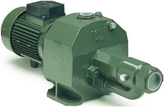 Saer Zelfaanzuigende pomp M200, 400 volt, 6m3 , dubbele waaier, voor extra druk
