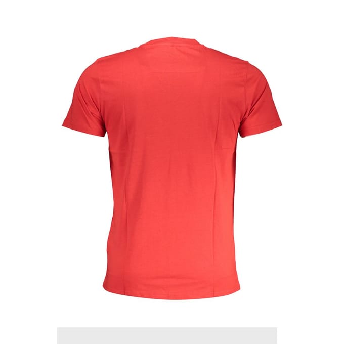 Cavalli Class Rosso Katoenen Heren T-Shirt