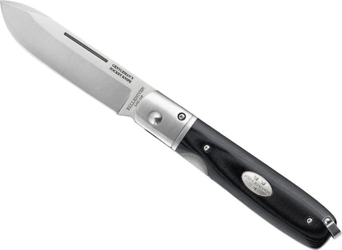Fällkniven Zakmes Gentlemans Pocket Knife Black Micarta