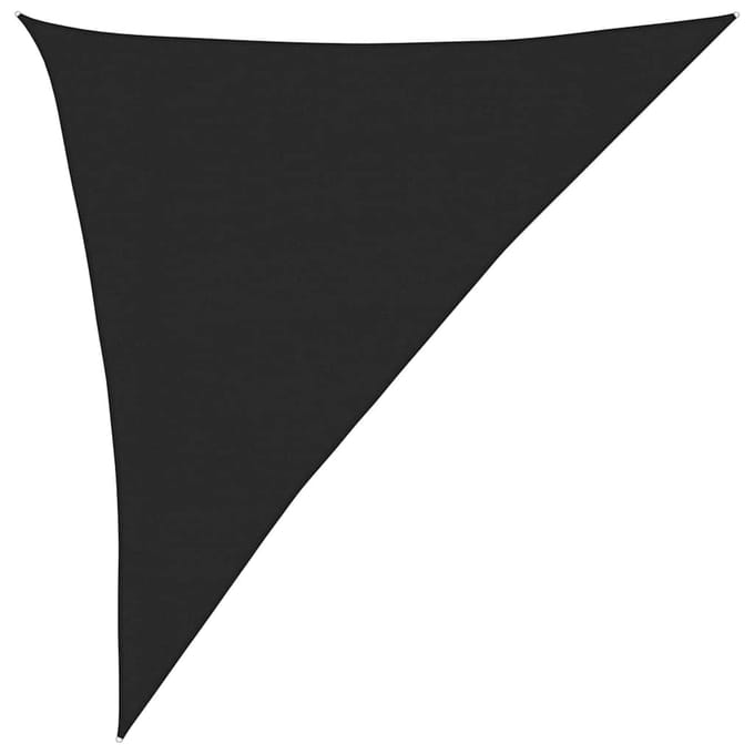 vidaXL - Zonnezeil - 160 - g/m² - 3x4x5 - m - HDPE - zwart