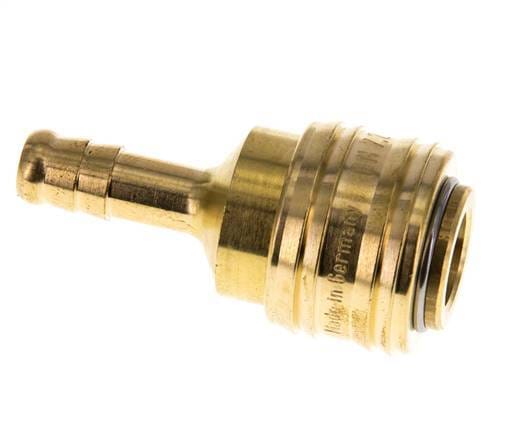 Messing DN 7.2 (Euro) Luchtkoppeling Snelkoppeling 8 mm Slangpilaar Double Shut-Off