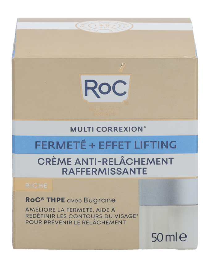 RoC Multi Correxion Firm + Lift Anti-Sagging Firming Cream 50ml – Gezichtscrème voor Mannen en Vrouwen – Dagcreme & Nachtcreme – Anti Rimpel – Wallen – Moisturizer