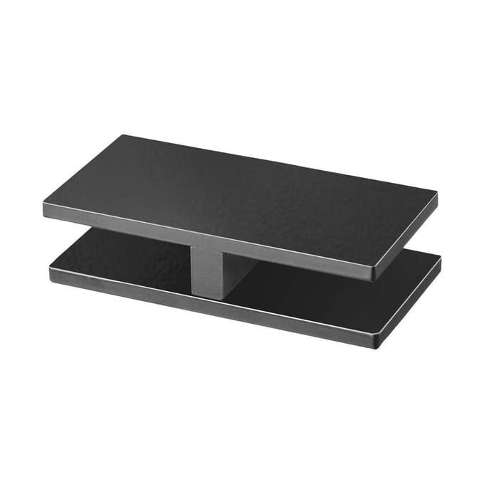 Pince à Verre 4 PCS Support Rectangulaire pour Garde-Corps pour Verre de 0,31  -0,47   Noir