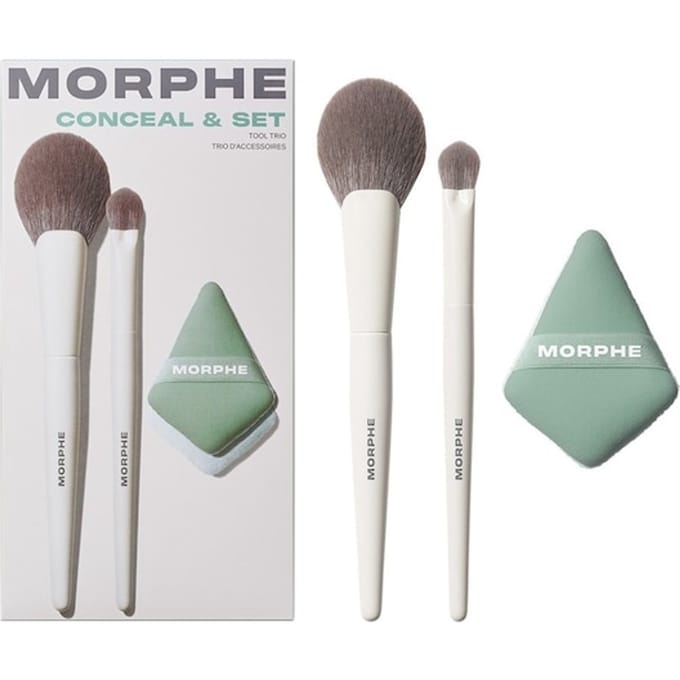 Morphe Sets met gezichtskwasten Conceal & Set Tool Trio Kwastensets Dames