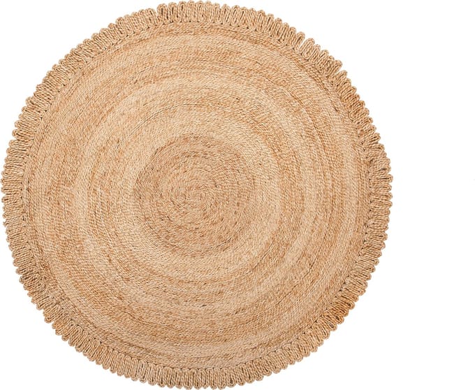 ERENCE - Vloerkleed - Beige - 140 cm - Jute