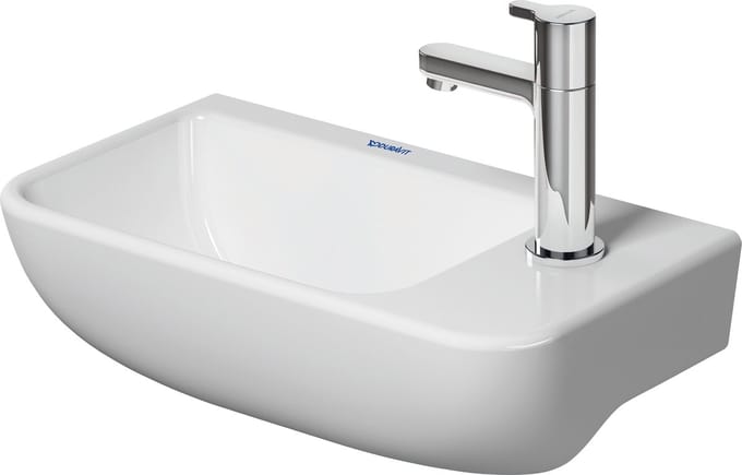 Duravit Starck Me fontein 1 kraangat rechts 40x22cm mat wit