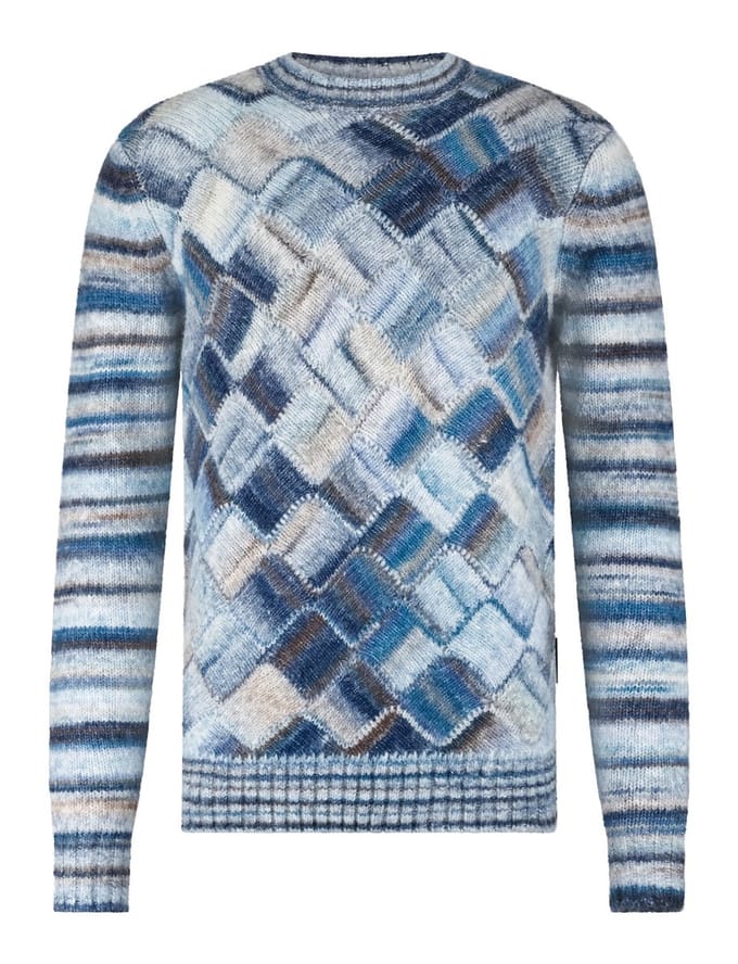 trui State of Art Regular Fit blauw