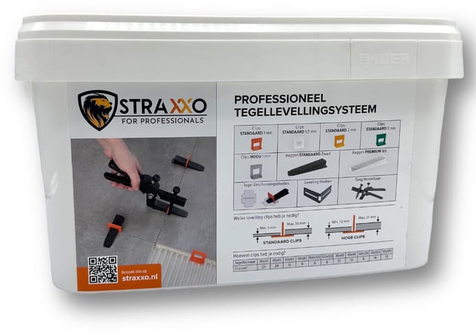 Complete starterset 2 mm – 100 clips, 100 keggen en tang