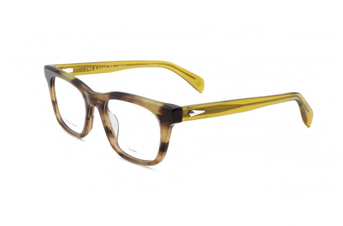 Rag & Bone RNB8002/G Orange horn 52/19/145 MAN Brilmonturen