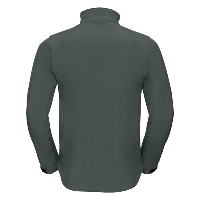 Russell Heren waterbestendig & winddicht Softshell-jasje (Fles groen)