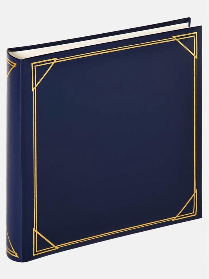 Walther MX-200-L Standard - Classic album - Formaat 30 x 30 cm - 100 witte pagina's - Blauw
