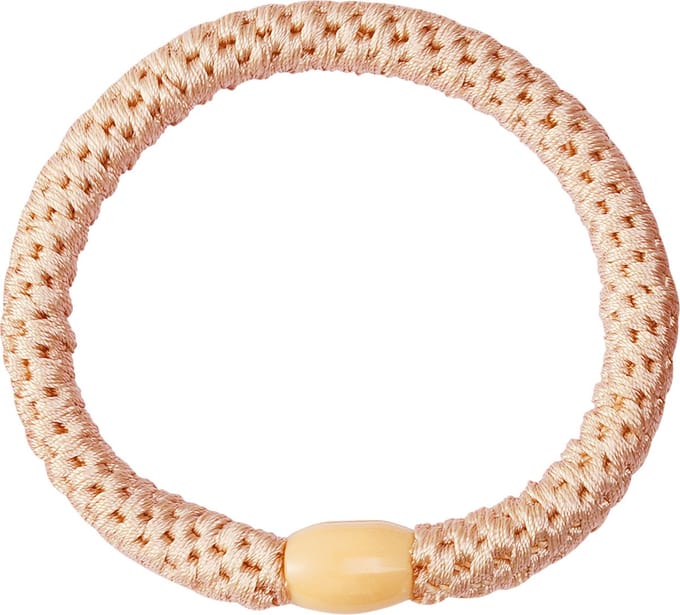 Haarelastiekjes 5-pack - armbandjes - zachtroze - koper