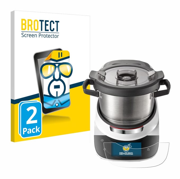 BROTECT - Screenprotector voor Bosch Cookit - Folie Beschermfolie transparant 2 Stuks