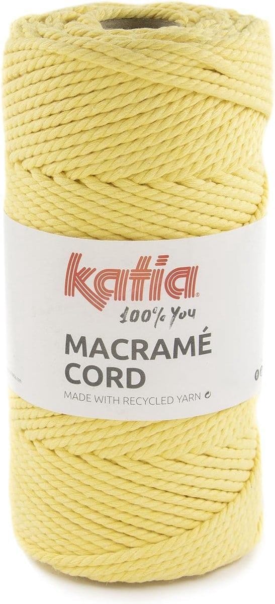 Katia Macramé Cord - 112 zachtgeel - Katoen Garen