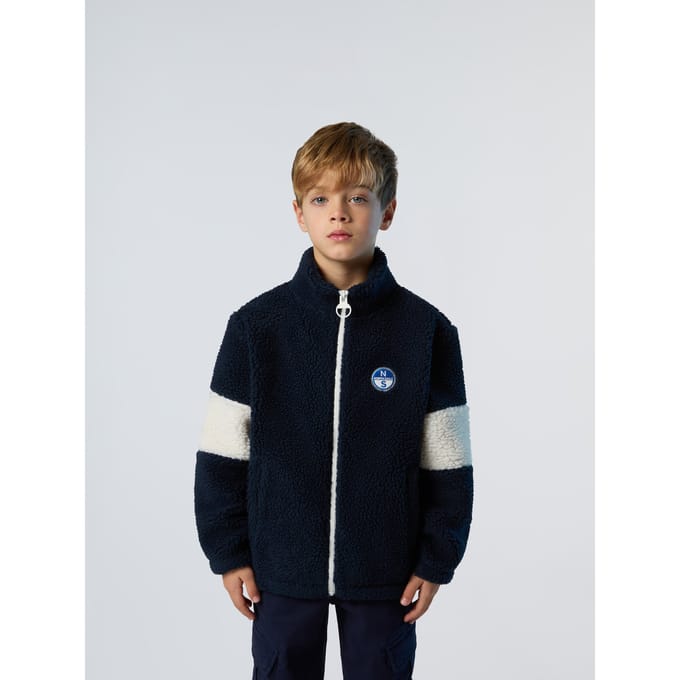 North Sails Sweatshirt Fleece met volledige ritssluiting