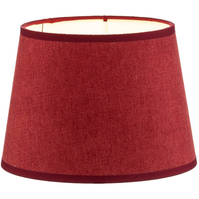 Duolla Lampenkap Classic S, geweven, rood