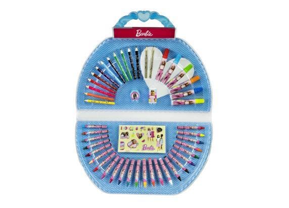 Barbie Kleurkoffer 51-delig