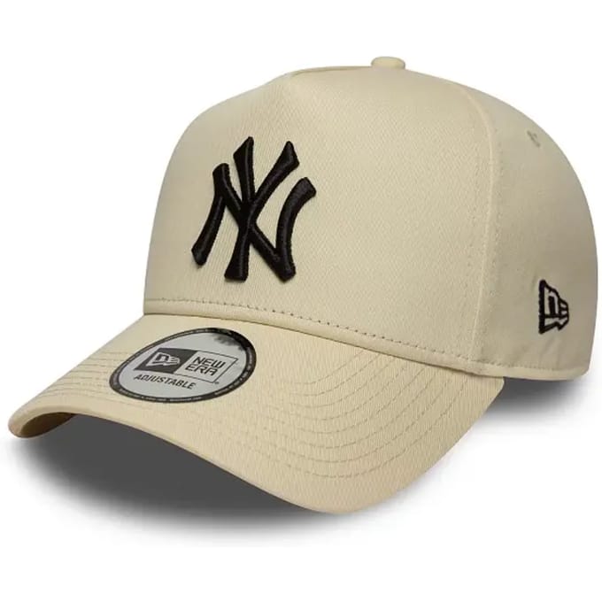 New Era E-frame Closed Back Mlb New York Yankees Petten Unisex - Beige - One Size