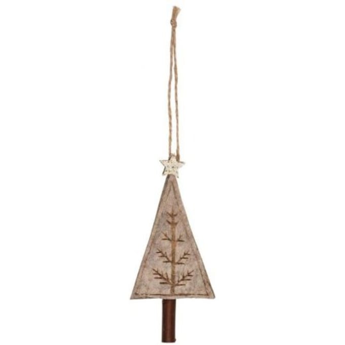 Kerst hanger dennenboom vilt assorti