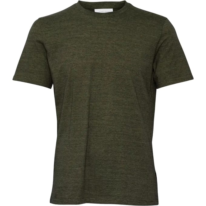 T-shirt met microsneeuwstripes Casual Friday Thor