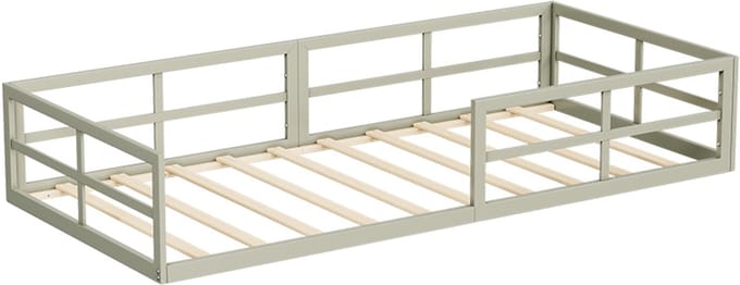 Vitalispa Minno Kinderbed – 205 x 95 cm Zonder matras Grijs
