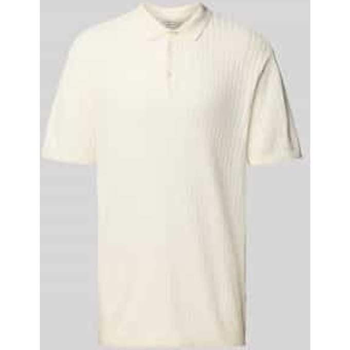 Regular fit poloshirt met structuurmotief, model 'Karl'