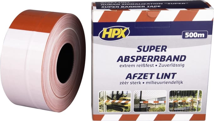 HPX afzetlint - Super barrier - 80 mm x 500 m