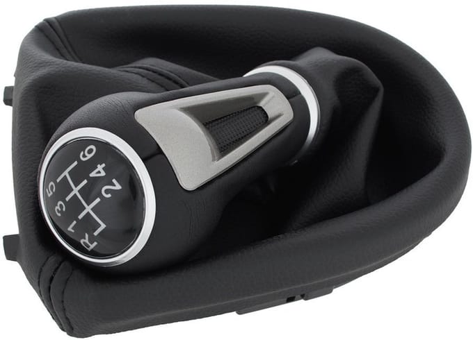 MODECAR - Schakelpook - Zwart Eco-leer - M12 - Zilver
