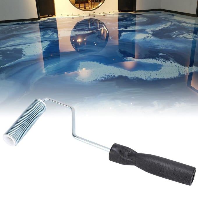 Diameter 26x90mm Aluminiumlegering Glasvezel Lamineren Bubbel Veerwals Rollend Gereedschap white