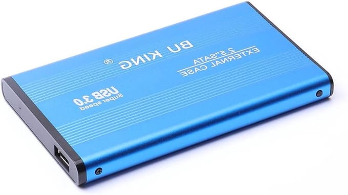 Externe 250GB Hard Drive Behuizing van Aluminium - Mobiele Opslagoplossing met USB 3.0 Verbinding