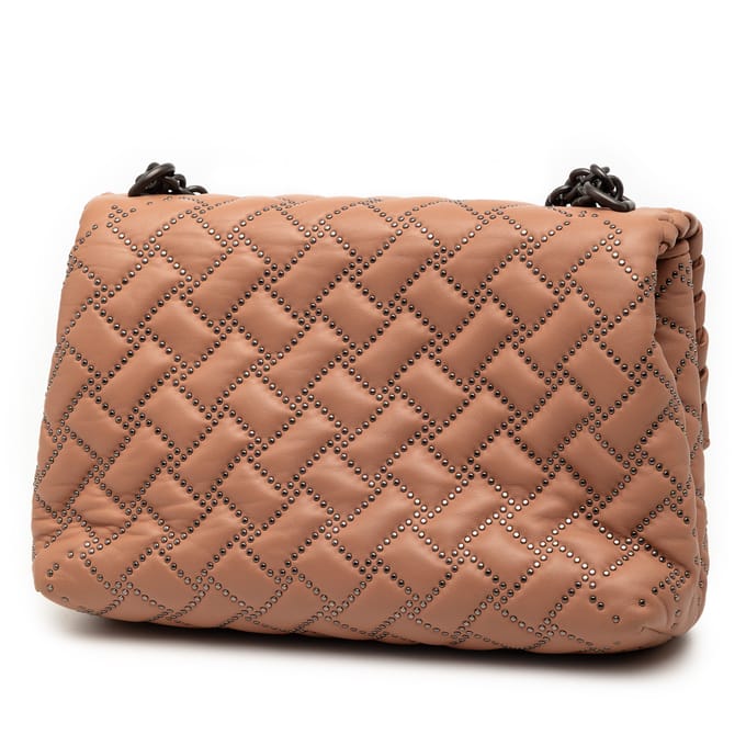 Tweedehands Kleine Nappa Intrecciato Studded Olimpia Schoudertas