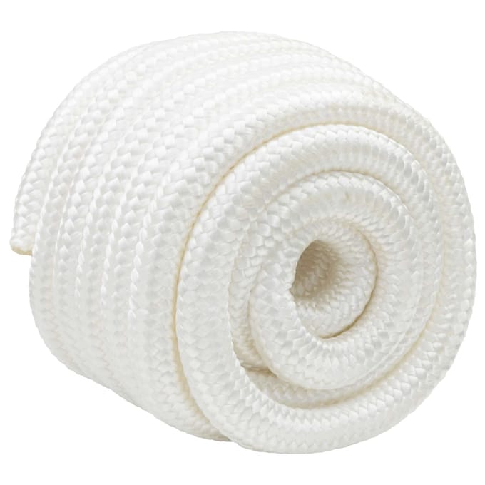 vidaXL - Boottouw - 3 - mm - 5 - m - Wit