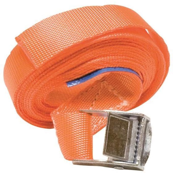 Ivana Spanband - 25mm - Oranje - 5M+klem - 250 kg