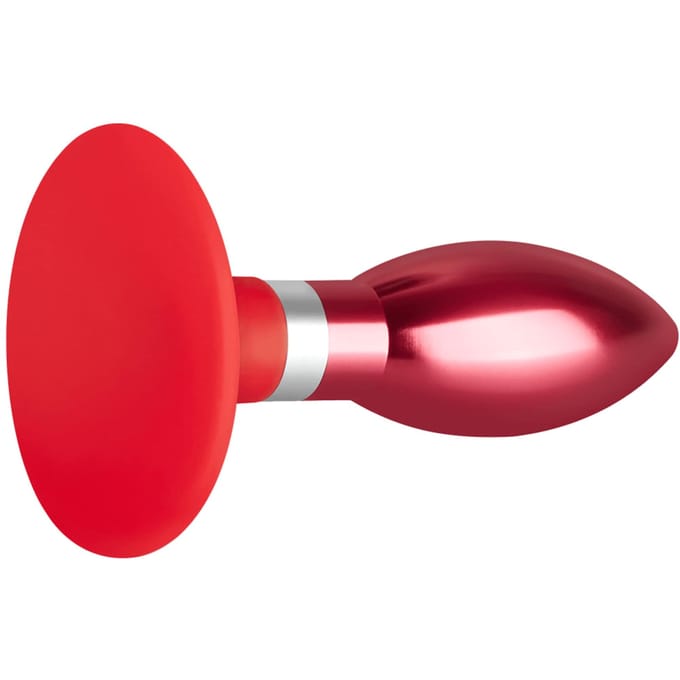 RVS plug met siliconen zuignap, 11 cm