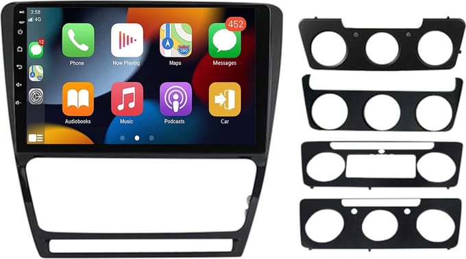 BG4U - Android Navigatie Radio geschikt voor Skoda Octavia 2008-2013 met Apple Carplay en Android Auto