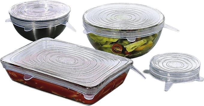 ComfortTrends Deksels Rekbare 4 stuks - Siliconen