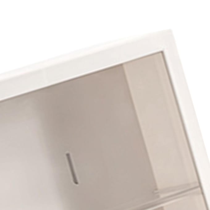 Wandgemonteerde Vitrine Blind Box Figuren Display Case Handwerk Opbergdisplayrek Stofdicht wit