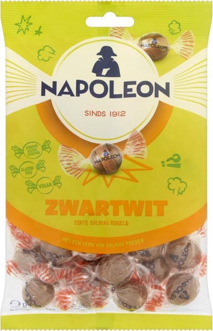 Napoleon Zwart Wit Kogels - 12 x 150 gr