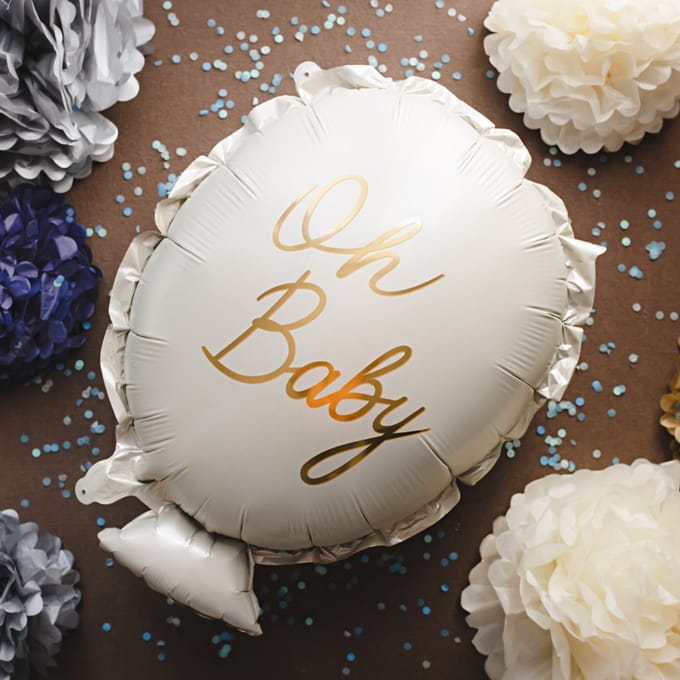 Partydeco - Folieballon Oh Baby (69 cm)