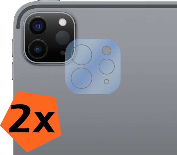 Camera Lens Protector - 2 Stuks - Geschikt voor Apple iPad Pro (2020) - 12.9 inch - Camera Screenprotector - Gehard Glas - Beschermglas - Tempered Glass - Screen Protector
