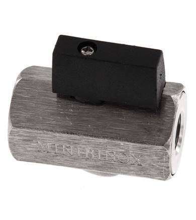 G 1/4 inch 2-Weg Rvs Mini-Kogelkraan 25 Bar - BL2SH-MM-014