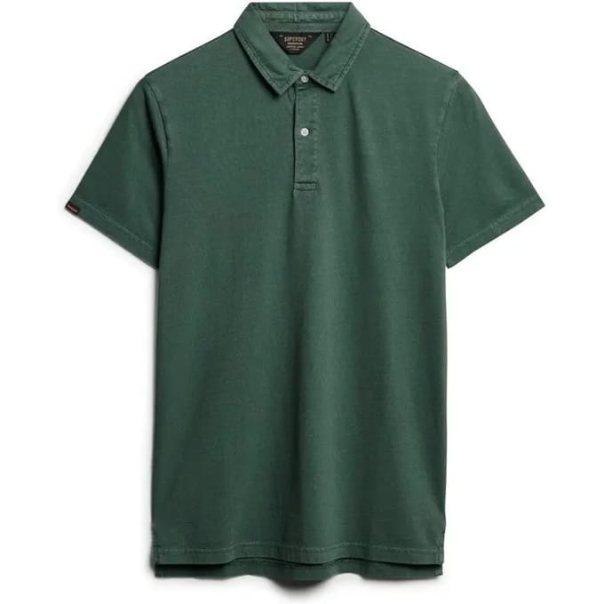 Superdry Studios Jersey Korte Mouw Poloshirt Groen 2XL Man