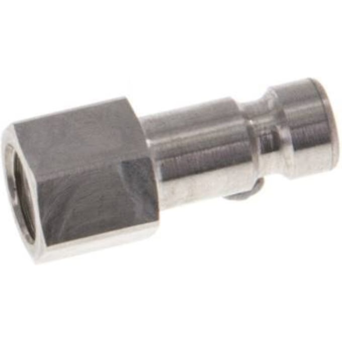 RVS 306L DN 2.7 (Micro) Luchtkoppeling Insteeknippel M5 Binnendraad - CLP2-F-SSL-P-5