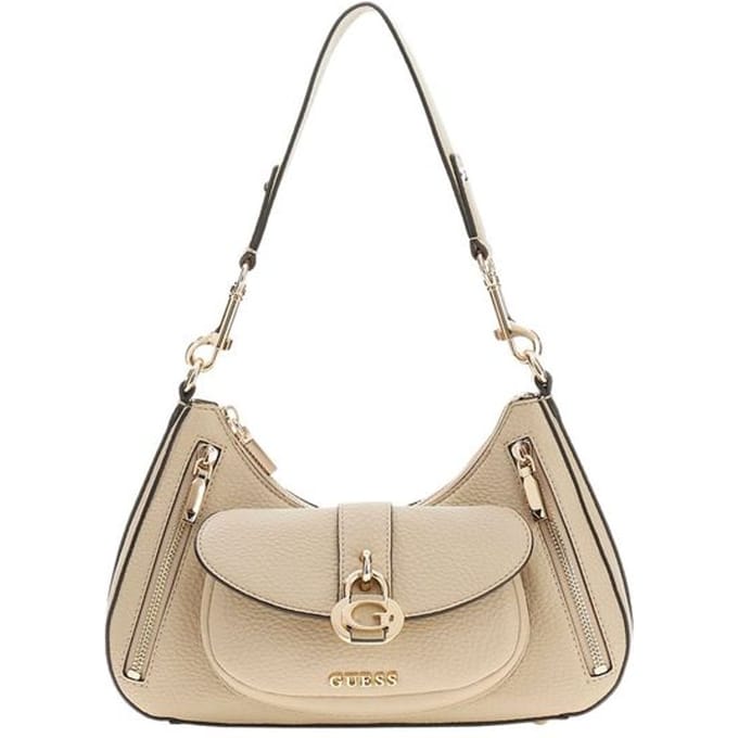 GUESS schoudertas Jessa Shoulder Bag Taupe beige