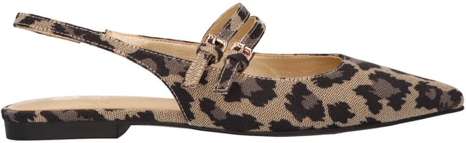 La Strada Slingback Luipaard Knitted - Damesschoenen - Maat - 38