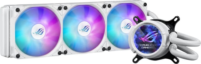ASUS ROG STRIX LC III 360 ARGB LCD - White - CPU waterkoeling - Max 36 dBA